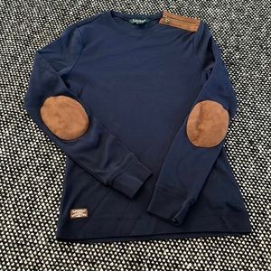 Ralph Lauren long sleeve elbow patch long sleeve shirt